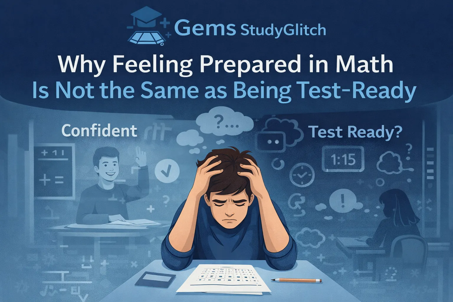 Why Feeling Prepared in Math Is Not the Same as Being Test-Ready