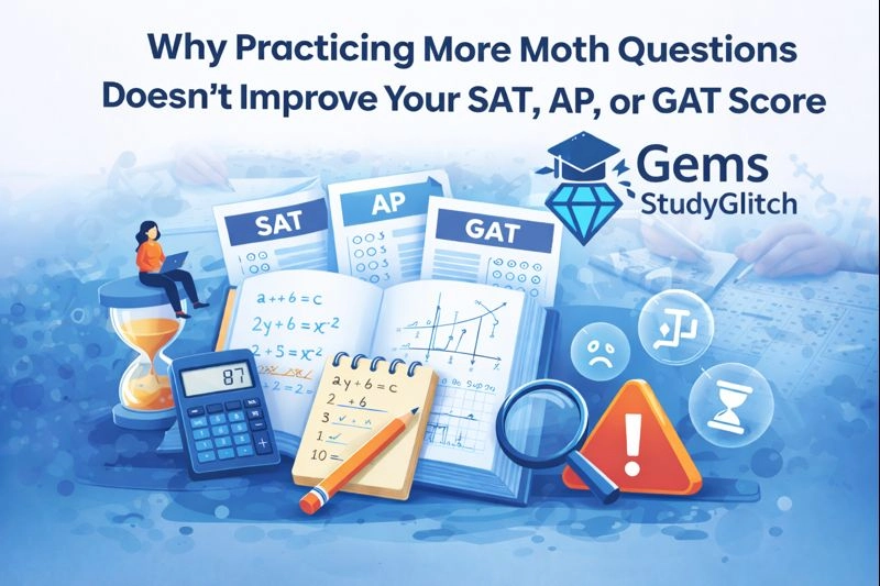 Why Practicing More Math Questions Doesn’t Improve Your SAT, AP, or GAT Score