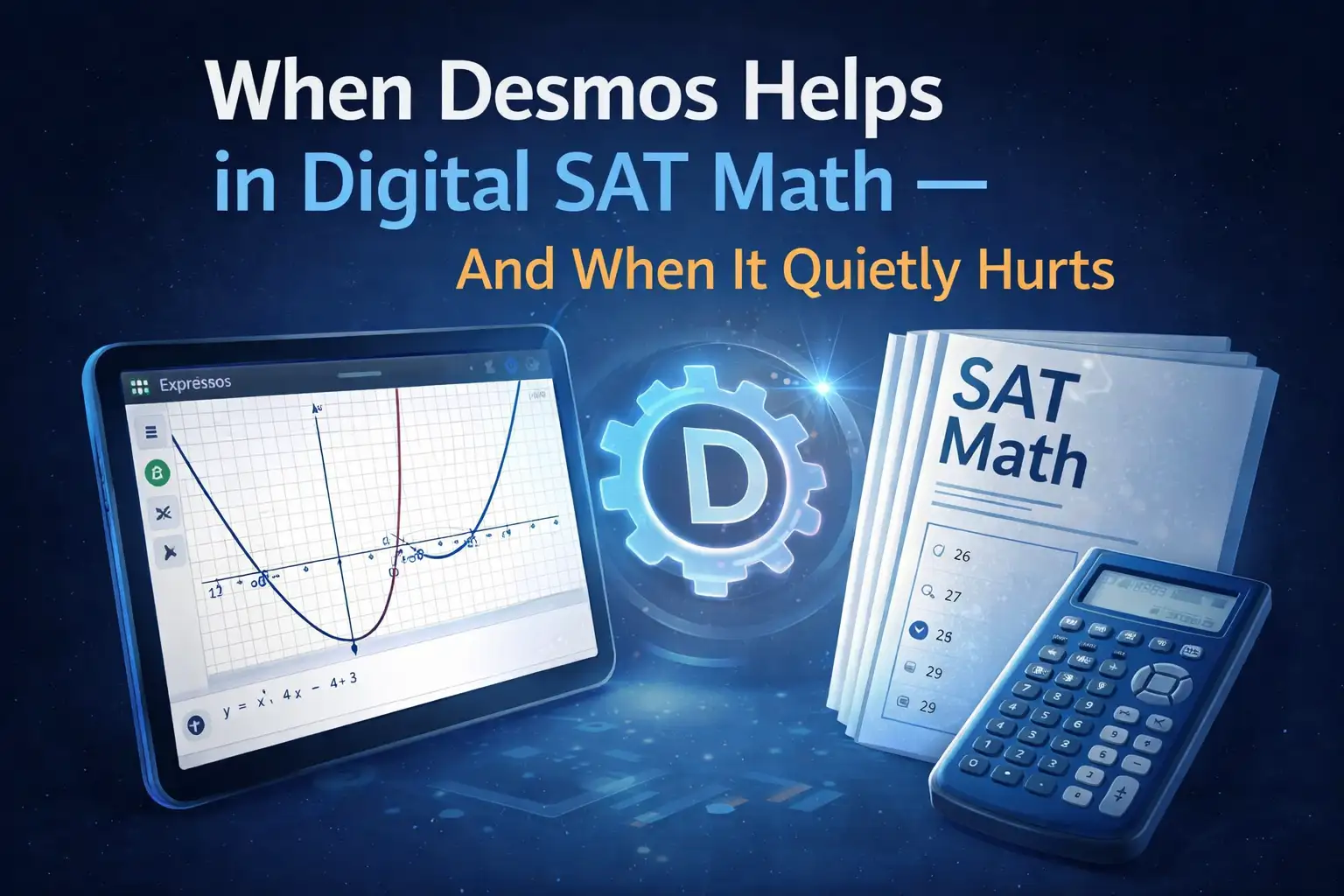 When Desmos Helps in Digital SAT Math — And When It Quietly Hurts