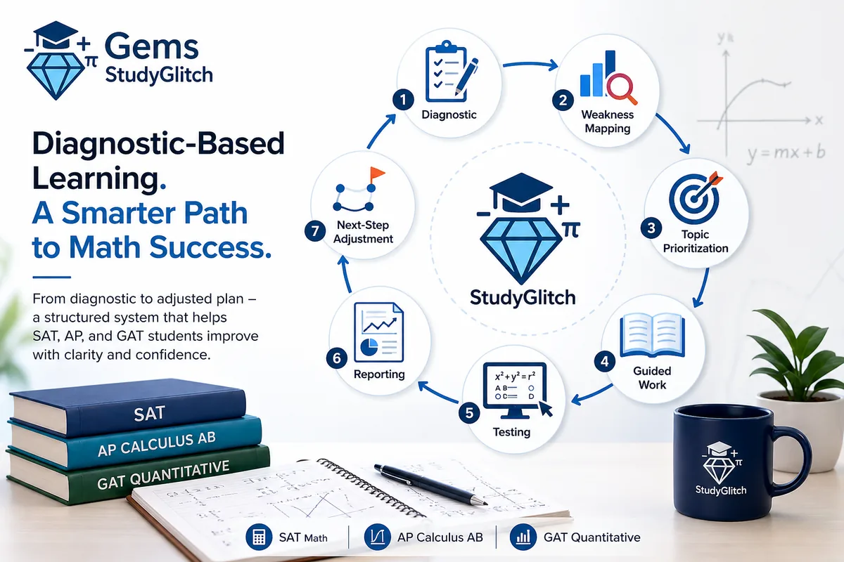How StudyGlitch Uses Diagnostic-Based Learning to Build a Smarter Math Prep Path