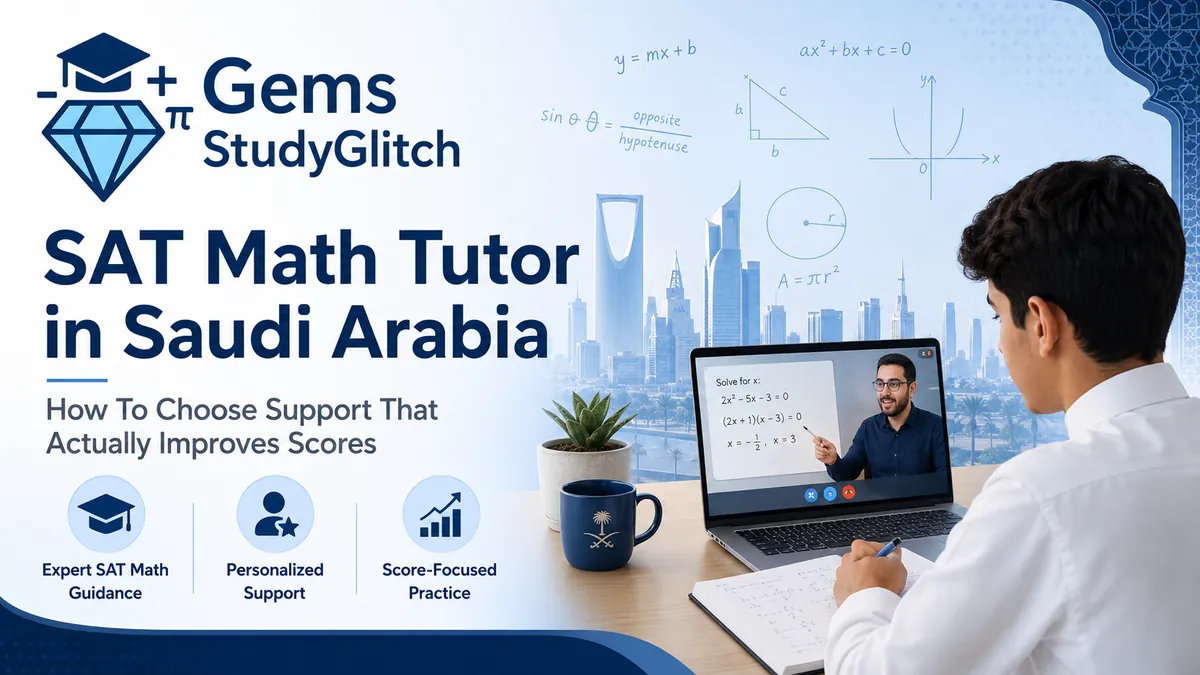 SAT Math Tutor in Saudi Arabia: How to Choose Support That Improves Scores